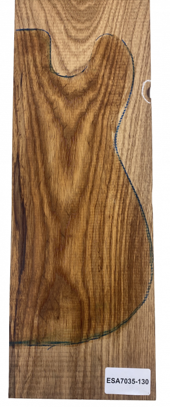 Body Swamp Ash, grainmatched, Caramel, 46mm, Unique Piece #130